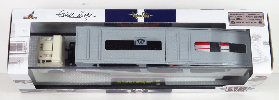 M2 Machines R15 Auto Haulers Shelby 1964 Ford C-950 1966 Shelby GT350 Mustang - Image 2 of 4