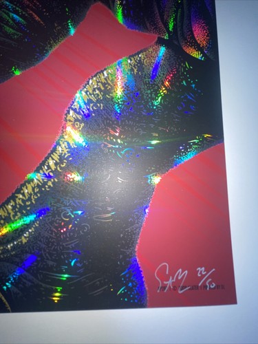Primus Poster Todd Slater Print Les Claypool Austin 2018 Rainbow Foil Variant - Picture 4 of 8