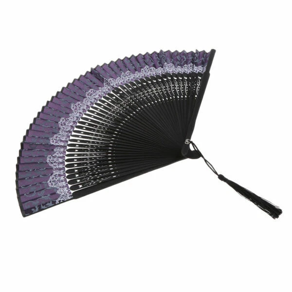 Arts & Crafts Acrílico ventiladores de mano Vintage