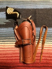 Western Fast Draw Holster Fits Colt SAA Uberti EMF 1873 Ruger Vaquero 5.5"