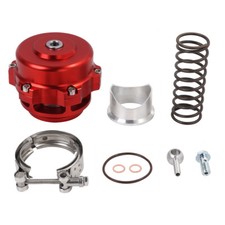 Universal Aluminum 50mm Blow Off Valve Dump Valve Bov With V-band Flange Red