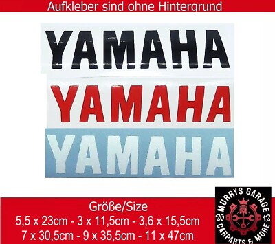 1x Yamaha Motorrad Auto Logo Aufkleber Sticker Autocollat Étiquette Decal