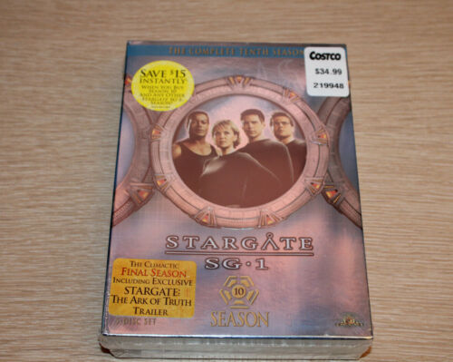 STARGATE SG-1 - Season 10 DVD 5-Disc Set + Atlantis Rising DVD NEW SEALED SET
