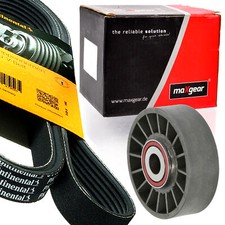 CONTITECH 6PK2050 Keilrippenriemen + Rolle für MERCEDES-BENZ W124 S124 W460