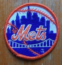 NEW YORK METS Vintage BASEBALL Embroidered Patch