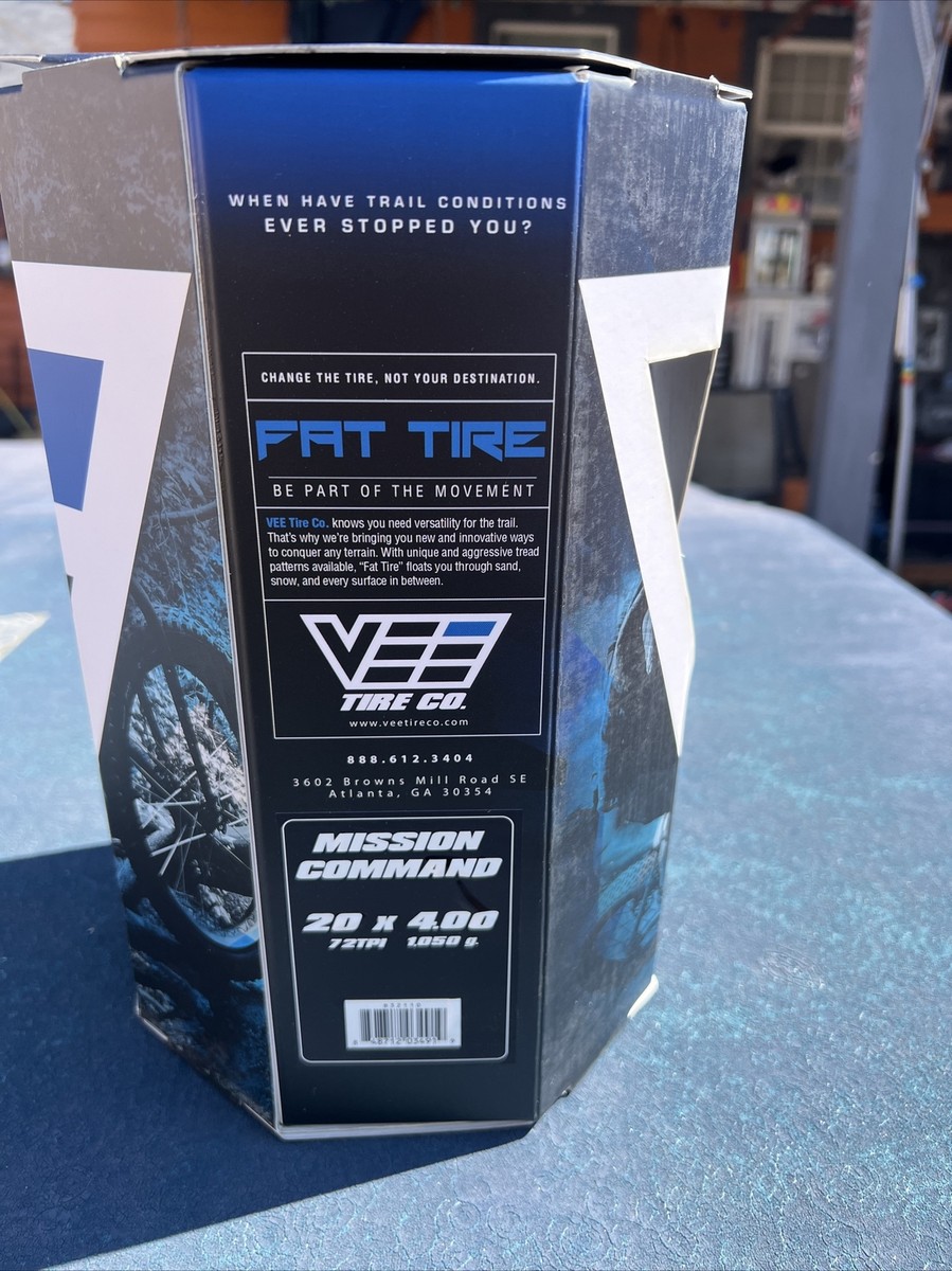 VEE tire ⭐︎MISSION COMMAND ⭐︎20×4.0 Vee Tire Co. E-Mission Command 20x4.0 E-Bike Tire – Steady