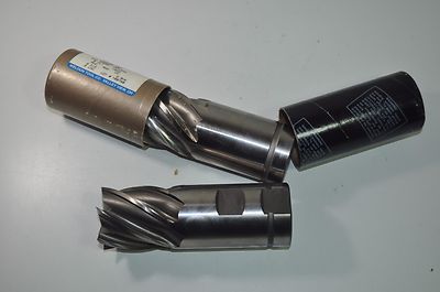 Lot of 2 Weldon Milling Cutter End Mill RH 6 Flute 2'' Dia/Shk 2'' LOC COKC64-10D