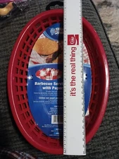 Blue Rhino 00378TV Barbecue Serving Baskets, 4 Pack