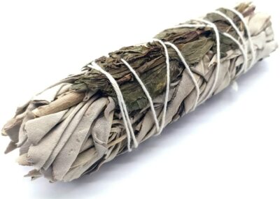 CRIGEMA - Weißer Salbei und Minze - 10 cm Bündel ~ 25 gr - Reinigungsflecken