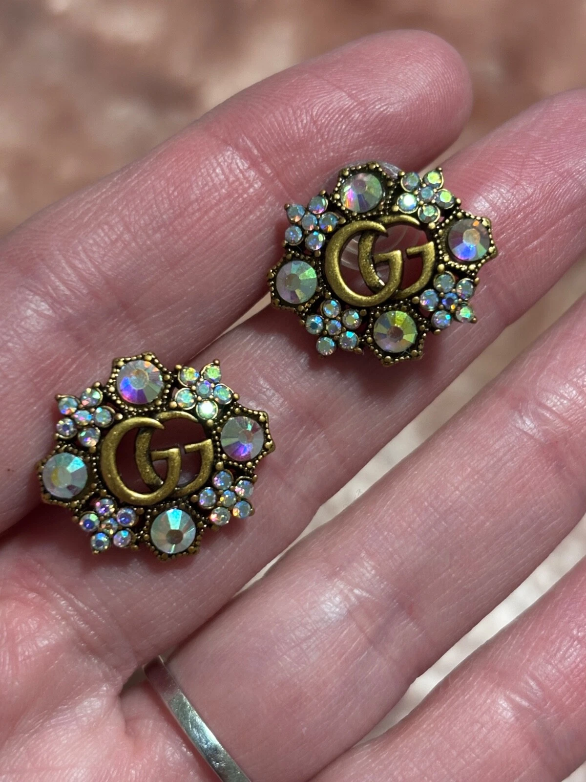 Boucles d'oreilles Gucci en cristal
