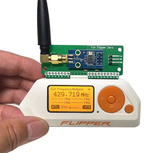 Analizador de frecuencia módulo externo SubGhz 433 MHz para Flipper CC1101 SubGhz - Imagen 6 de 14