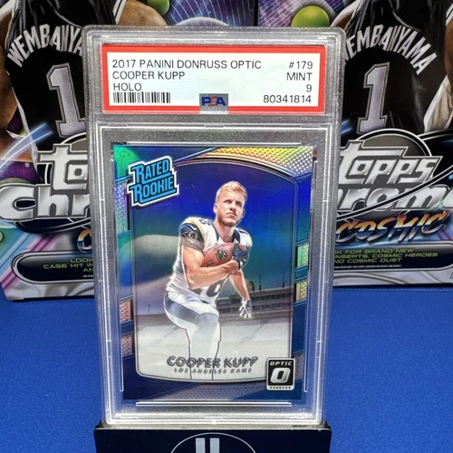 2017 Panini Donruss Optic #179 Cooper Kupp - Holo RC PSA 9