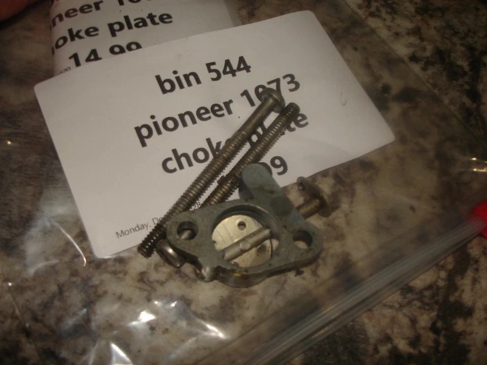 Pioneer 1073 placa estrangulador motosierra parte contenedor 544 Foto 2 de 2