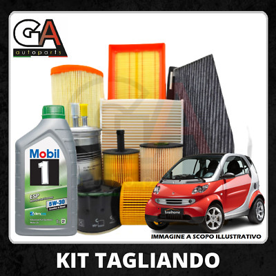 Set Service Intelligent 451 Benzin Coupe 1.0 Cabrio 999 Brabus Turbo Filter 3 Öl