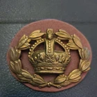 WW2 Era Warrant Officers Brass Rank Badge King's Crown British Army Military