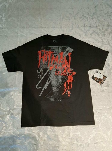Hitman Fight Gear T-Shirt schwarz bedruckt XL