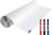 White Board Sticker Dry Eraser Paper for Wall, Upgrade Pet-No Ghost Stain-Proof