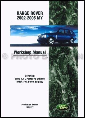 Range Rover Shop Manual 2002 2003 2004 2005 Land Rover Repair Service Workshop - Picture 1 of 1