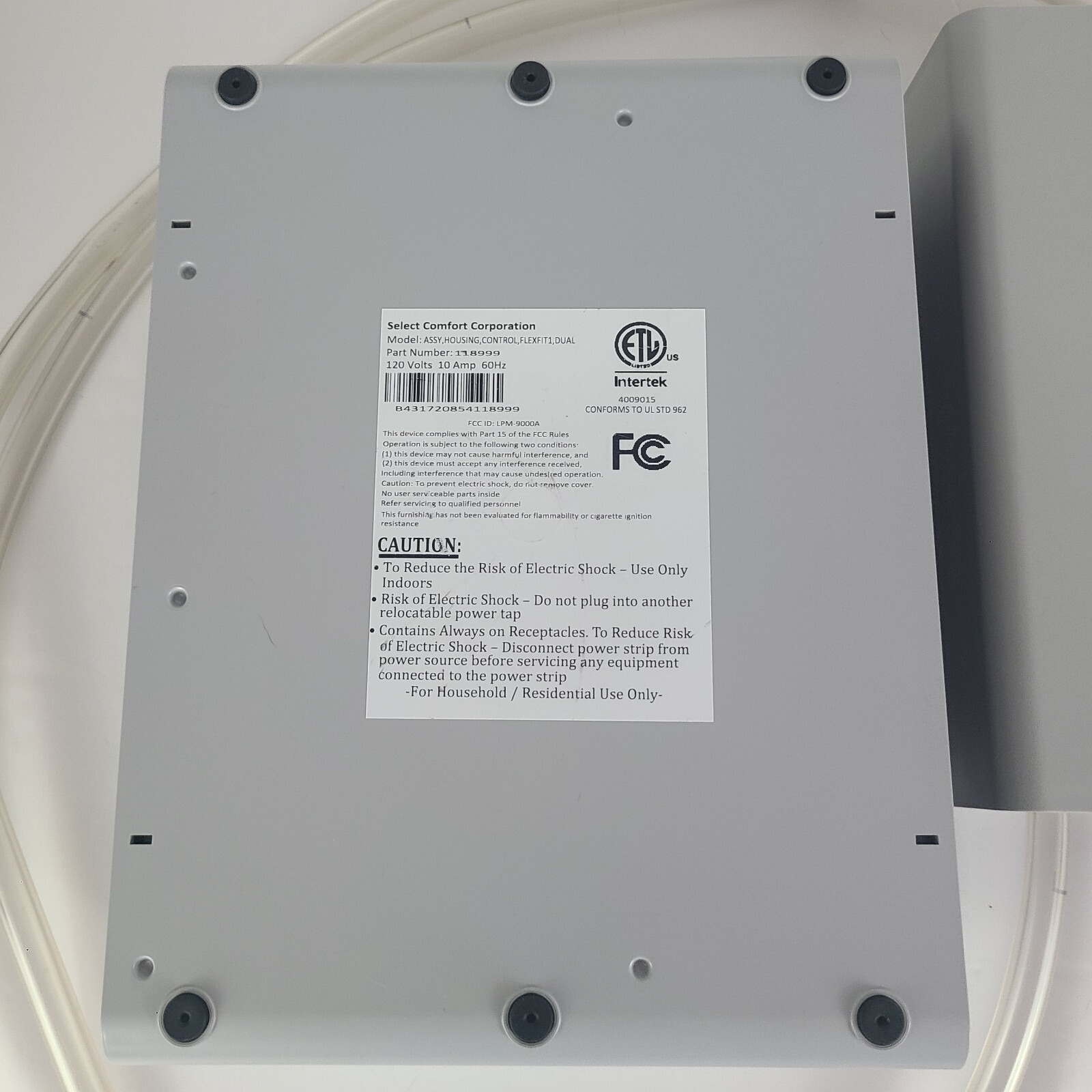 Select Comfort Sleep Number Dual Housing Flexfit1 118999 & Inflator