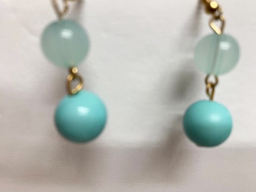 New Womens Jewelry Multi Shaped Turquoise Beads Gold Starfish Necklace & Earring - Picture 2 of 2