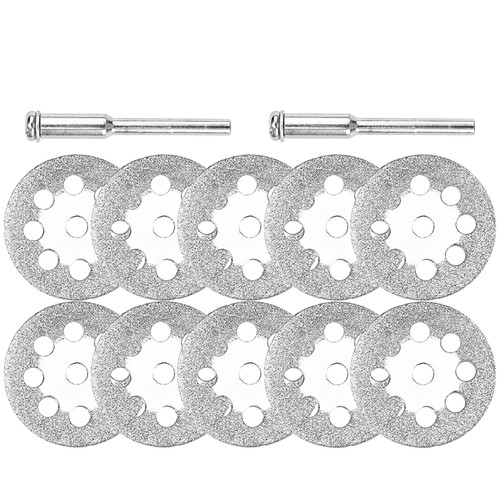 Disco de corte de diamante de 22 mm con vástago juego de herramientas rotativas accesorios piedra de corte F - Imagen 9 de 10
