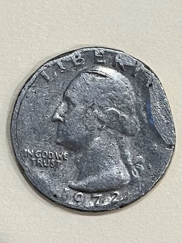 1972 D Washington Quarter Dollar With Multiple Errors - Picture 2 of 7