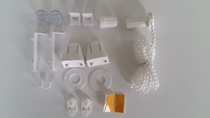 Klemmtrager Und Zubehor Montage Set Ersatzteilchen Set Doppelrollos Ks Handel Ebay