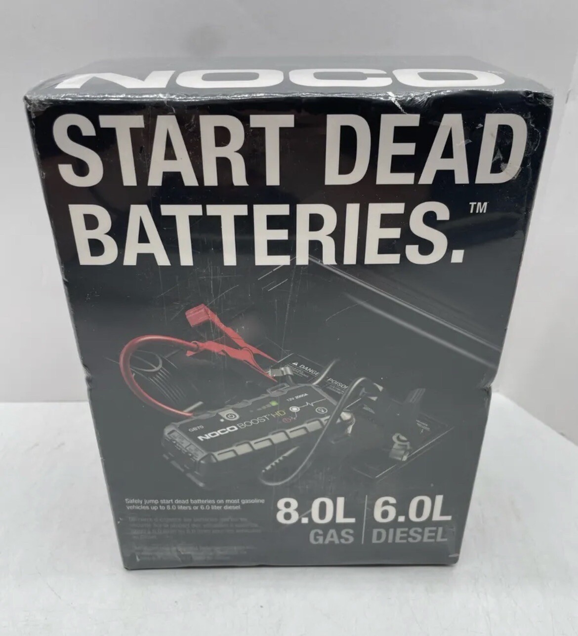 NOCO GB70 Boost HD Jump Starter 12V UltraSafe Lithium Portable Power