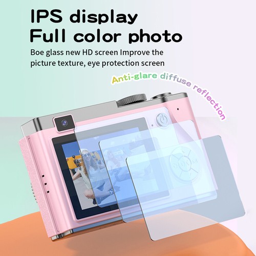 Retro Digital Camera FHD 1080P 2.4'' Display Screen 16X Zoom LED Fill Light Gift - Picture 12 of 28