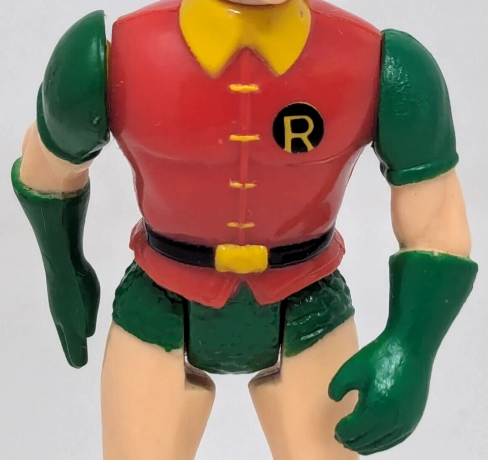 Figura de acción de colección 1989 Toybiz DC Comics Super Heroes Batman Robin juguete JM24 Foto 4 de 4