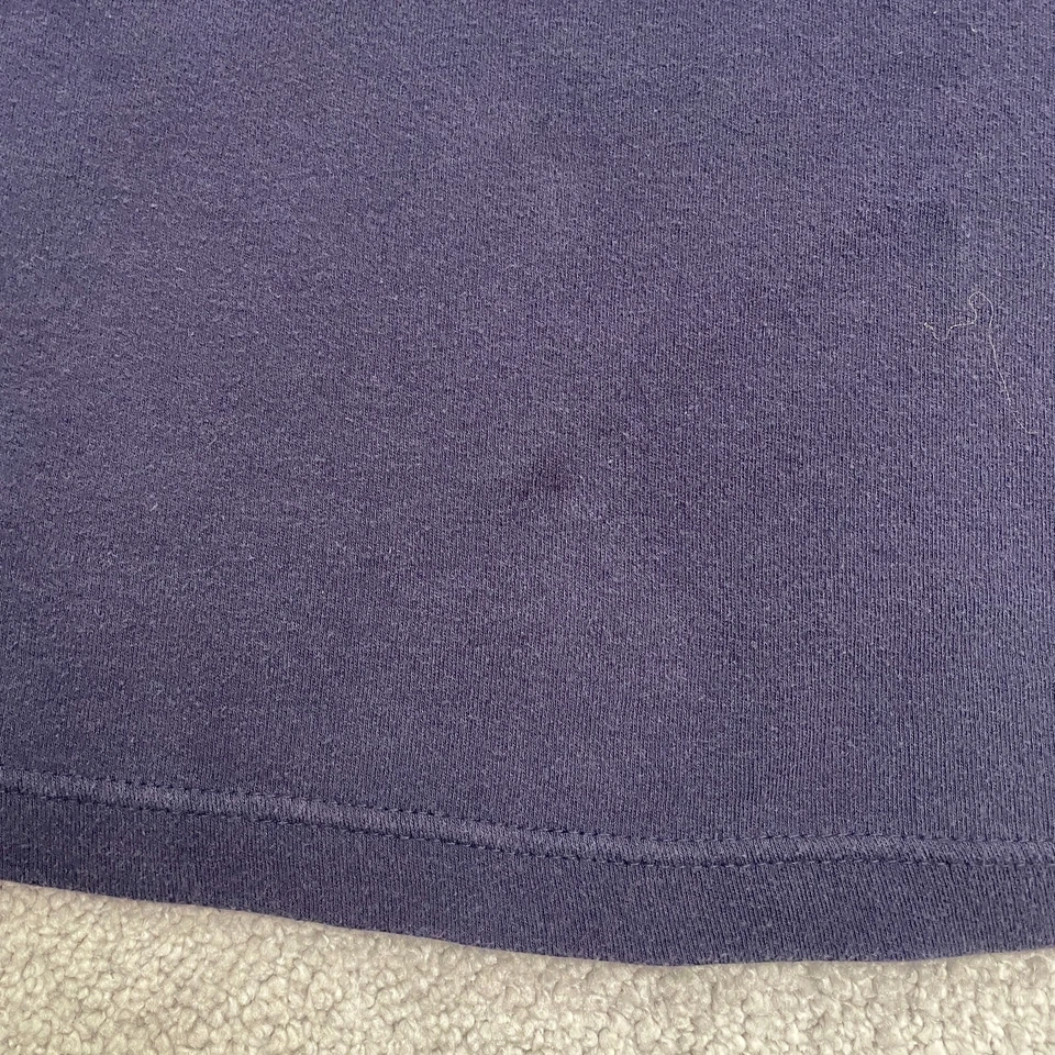 Camiseta sin mangas Jennifer Moore Henley para mujer azul medio sin mangas 100 % algodón básica Foto 4 de 4