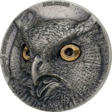 Ivory Coast 2021 - Edition Signature - Owl - 2 x 5000 Francs silver coin 2x5 oz 