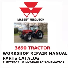 MASSEY FERGUSON 3690 TRACTOR MANUAL PARTS REPAIR SHOP SERVICE PDF