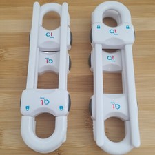 Qt Baby Safety Sliding Cabinet Lock 6 Pack  - NWOB