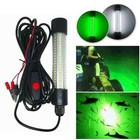 50000Lumens 12V 120LED Green White Underwater Fishing Light Lamp Fish Attract 5m