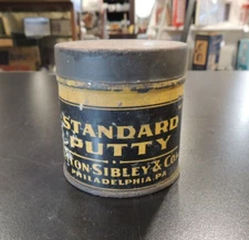 Old Standard Putty Felton Sibley & Co. Compound Philadelphia PA. Vintage Tin