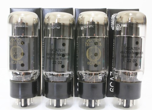 (Elegant Sound edition Ⅱ) Platinum Factory Match QUAD EH 6CA7 Vacuum Tubes - Picture 1 of 3