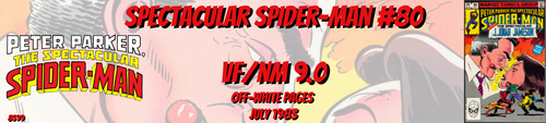 Spectacular Spider-Man 80 VF/NM 9.0 Marvel 1983 - Picture 3 of 3