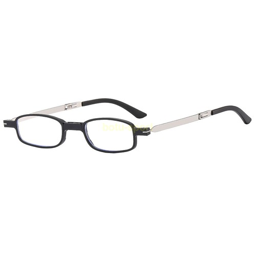 Square Frame Folding Anti-Blue Light Reading Glasses with Case +1.0~4.0 Unisex - Picture 10 of 11