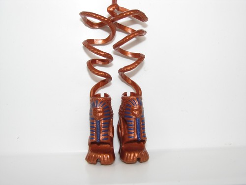 Monster High Cleo de Nile Boo York Comet Crossed Egyptian Sphinx Pharaoh Shoes - Imagen 6 de 6