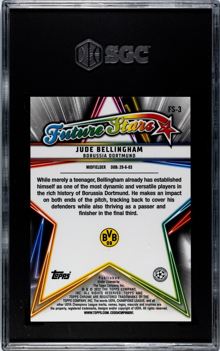 Future Stars 3枚 2021-22topps chrome CL 2021-22 Topps Chrome UCL - Future Stars Jude Bellingham #FS