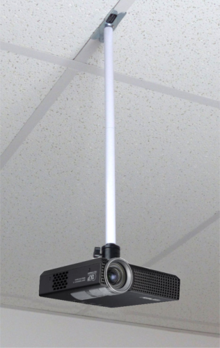 Montaje de mini proyector ALZO con techo de caída suspendido para techo de video Pico - Imagen 1 de 2