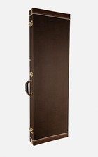 Hard-Shell Electric Bass Case Brown 