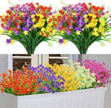 10 Bündel Künstliche Blumen Im Freien Gefälschte Plastikpflanzen Funt Gartendeko