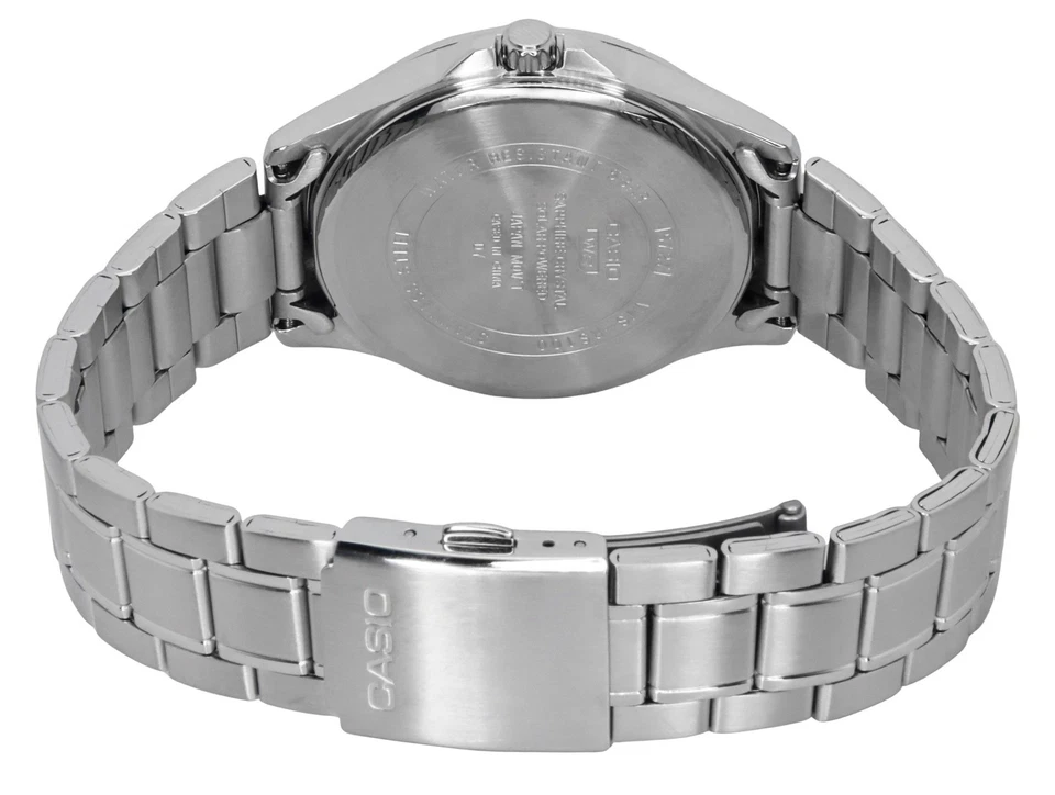 Casio Standard Analog Stainless Steel Blue Dial Solar MTS-RS100D-2AV Men's Watch - Image 4 of 4