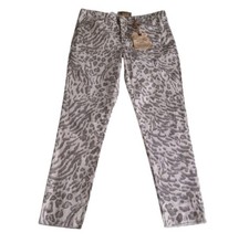 Democracy Ab Solution Leopard Print Jeans Womens 10