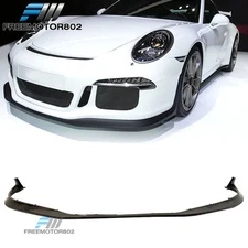 Fits 14-16 Porsche 911 991 GT3 GT3 Style Front Bumper Lip Spoiler Unpainted PU