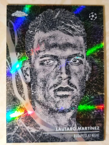 Lautaro Martinez 2025-26 Topps Chrome UCC Budapest At Night SSP #BN-8 Hit NK22