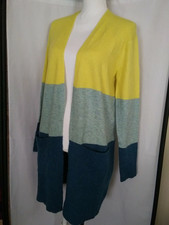 A New Day Colorblock Cozy Duster Cardigan - Size Small S 