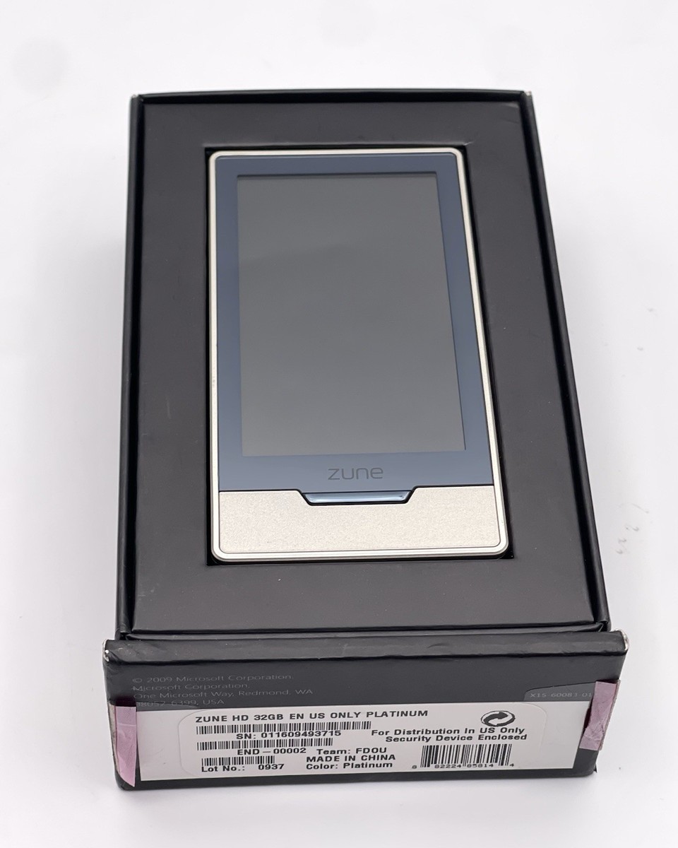 Microsoft Zune HD Platinum (32 GB) Digital Media Player for